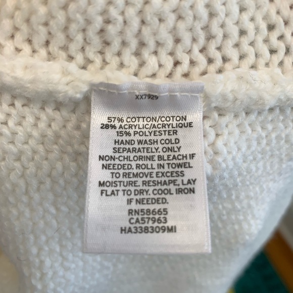 Halogen Sleeveless Turtleneck Tunic Sweater Cream - Picture 7 of 9